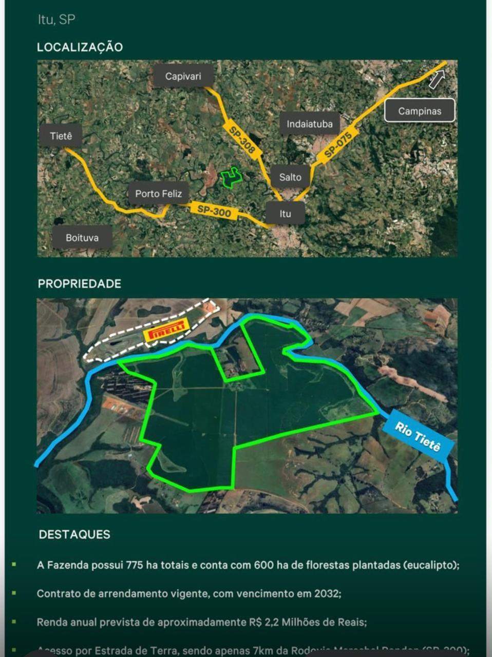 FAZENDA ESTRATÉGICA EM ITU/SP